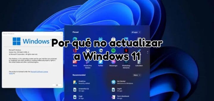 no actualizar a windows 11 tu pc